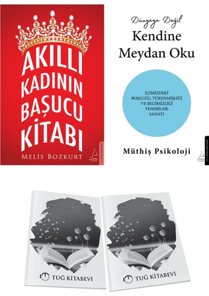 Akıllı Kadının Başucu Kitabı ve Dünyaya Değil Kendine Meydan Oku + Hediyeli