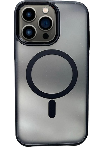 Iphone 14 Pro Max Solid Magsafe Kapak - Siyah Svlrs