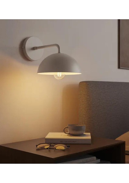 Mylights Modern Spor Beyaz Aplik Duvar Aplik Yatak Başı Otek Cafe Aplik