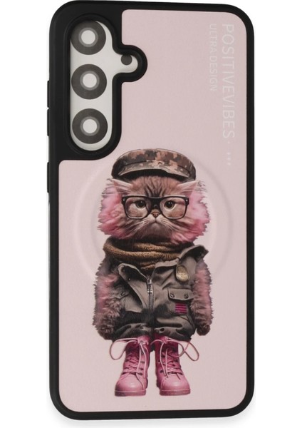 Samsung Galaxy S24 Fun Magsafe Kapak - Pembe Svlrs