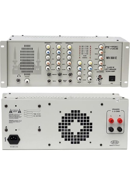 Mv-800e Efektli 2x400 W Ezan Küp Anfi