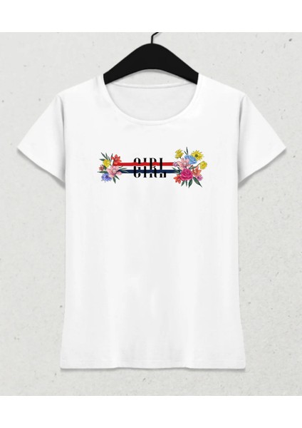 Bold Blooming – Summer Vibe T-Shirt Beyaz modelleri