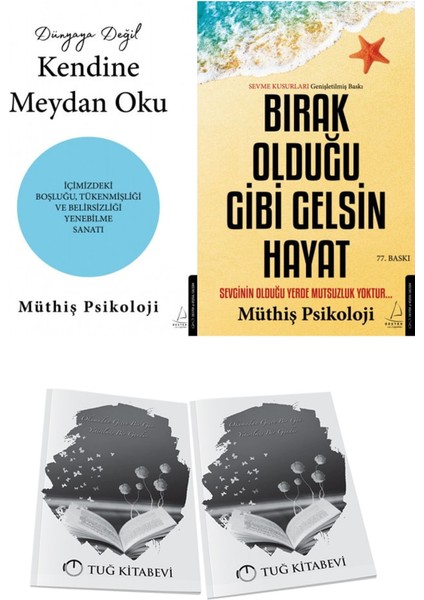 Dünyaya Değil Kendine Meydan Oku ve Bırak Olduğu Gibi Gelsin Hayat + Hediyeli
