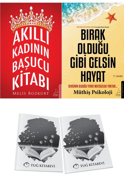 Akıllı Kadının Başucu Kitabı ve Bırak Olduğu Gibi Gelsin Hayat + Hediyeli