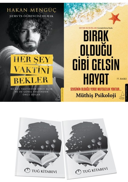 Her Şey Vaktini Bekler ve Bırak Olduğu Gibi Gelsin Hayat + Hediyeli