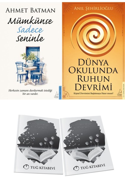 Mümkünse Sadece Seninle ve Dünya Okulunda Ruhun Devrimi + Hediyeli