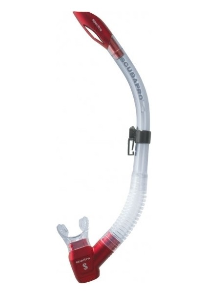 Spectra Şnorkel Şeffaf Kırmızı