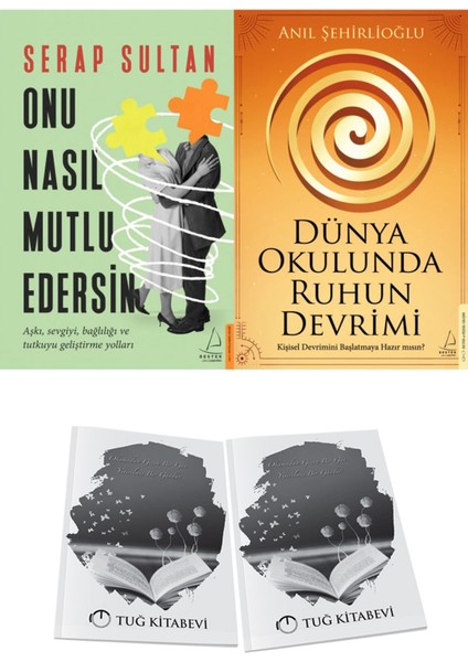 Onu Nasıl Mutlu Edersin ve Dünya Okulunda Ruhun Devrimi + Hediyeli