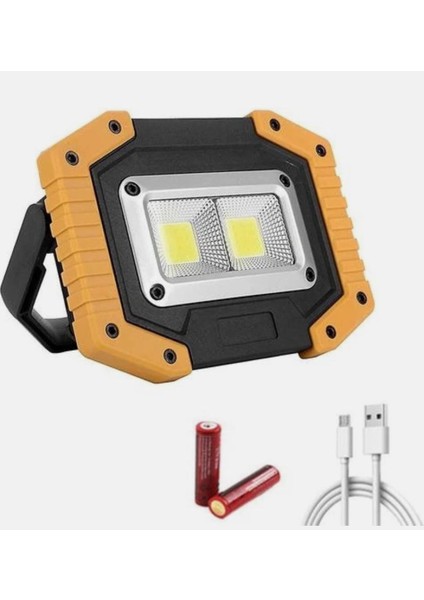 Çok Fonksiyonlu Çalışma Lambası, LED Lamba, Şarj Edilebilir Pilli, 30W LED Fener Lamba, 2'li fiyatları