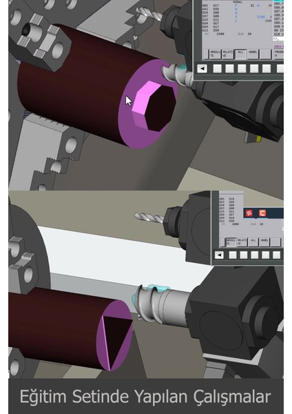 C Eksen Cnc Torna Video Ders Eğitim Seti fırsatları