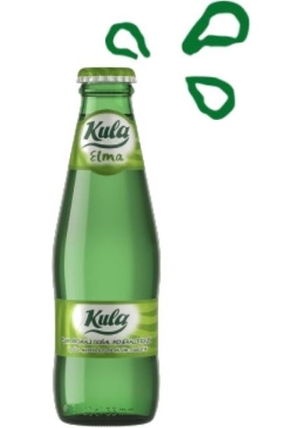 Elma Aromalı Doğal Maden Suyu 200 ml x 24 Cam Şişe (6 x 4’lü Paket)