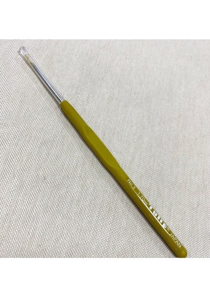 Silikon Yumuşak Saplı Örgü-Dantel Tığı 3 Numara 1,70 mm (Bu Tığ 3 mm Kalın Tığ Değildir)