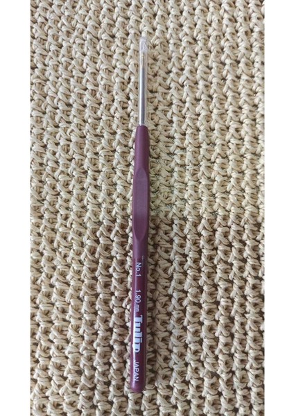 Silikon Yumuşak Saplı Örgü-Dantel Tığı 7 Numara 1,30 mm (Bu Tığ 7 mm Kalın Tığ Değildir.)