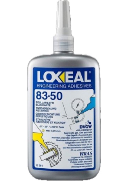 83-50 Sızdırmaz Yüksek Mukavemetli Anaerobik Yapıştırıcı (250ML.)