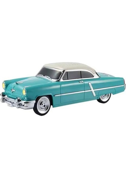 WS-1957 Araba Görünümlü Taşınabilir Şarjlı Bluetooth Hoparlör - Turkuaz