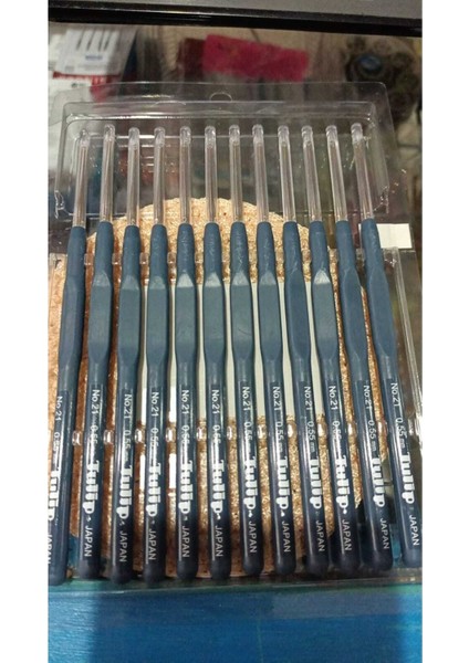 Silikon Yumuşak Saplı Örgü-Dantel Tığı 21 Numara 0,55 mm