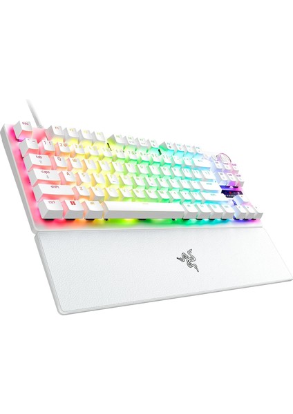 Huntsman V3 Pro Tenkeyless - Tkl Analog Optik Espor Pc Klavyesi - Razer Snap Tap & Hızlı Ateş (Hızlı Basınçlandırma, 2 Özel Tuşlu Çok Işlevli Tekerlek) Qwerty Abd Düzeni | Beyaz fiyatları