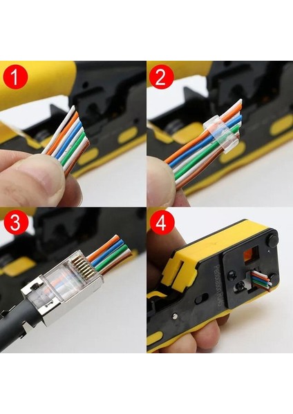 RC-812 Cat5/cat6/cat7 EZ-RJ45-RJ11 Konnektör Sıkma Pensesi fırsatları
