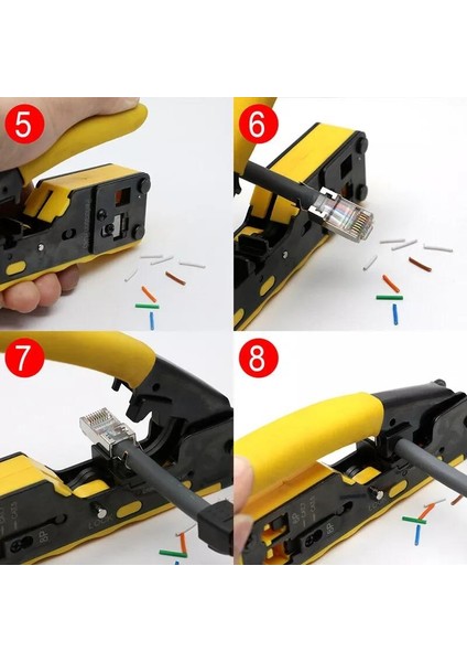 RC-812 Cat5/cat6/cat7 EZ-RJ45-RJ11 Konnektör Sıkma Pensesi indirimleri