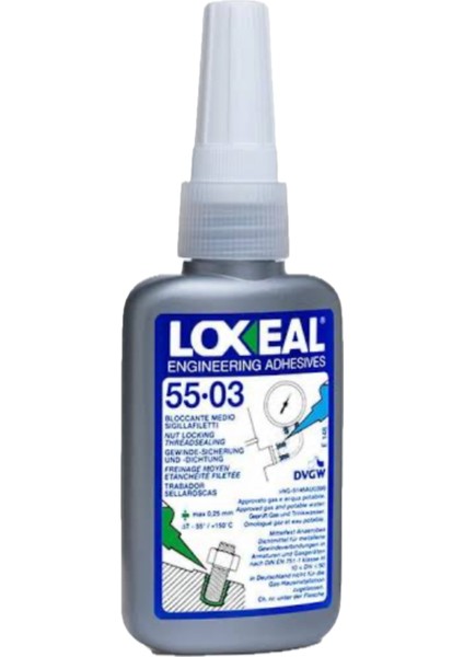 55-03 Sızdırmaz Orta Mukavemetli Diş Tutucu Yapıştırıcı (250ML.)