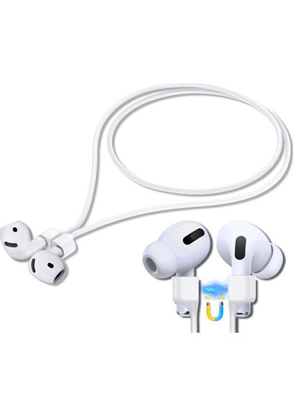 Vendas Airpods 1. 2. 3. Nesil ve Airpods Pro / Pro 2 Uyumlu Mıknatıslı Silikon Kulaklık Boyun Askısı fiyatları