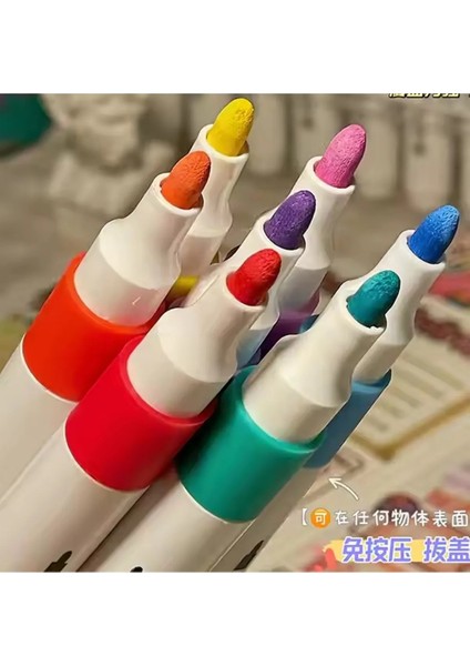 12'li Çantalı Akrilik Marker Kalem Aimeile Markör No. A-911-12 indirimleri