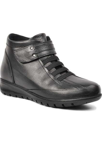 7118 Siyah Kadın Hakiki Deri Bot fiyatları