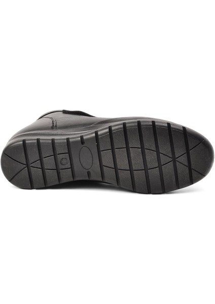 7118 Siyah Kadın Hakiki Deri Bot fırsatları