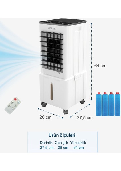 Dl2 Uzaktan Kumandalı Mini Hava Soğutucu