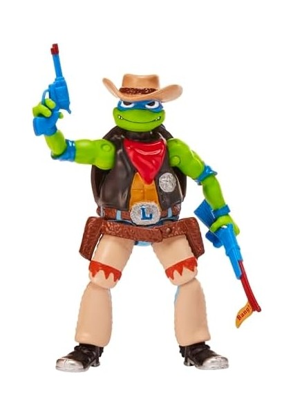 Ninja Kaplumbağalar Aksiyon Figürler Cowboy Leo modelleri