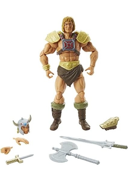 Of The Universe Masterverse New Eternia He-Man Aksesuarlı Aksiyon Figürü, 17,78 cm Motu Koleksiyon Hediyesi, 6 Yaş ve Üzeri Hayranlar Için fiyatları