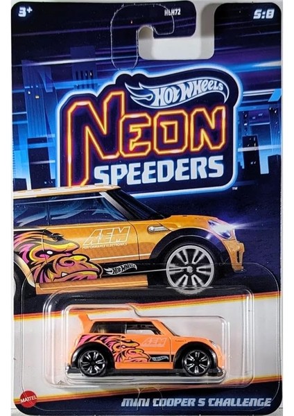 Wheels Neon Yarışçılar - Mını Cooper S Challence JBY96