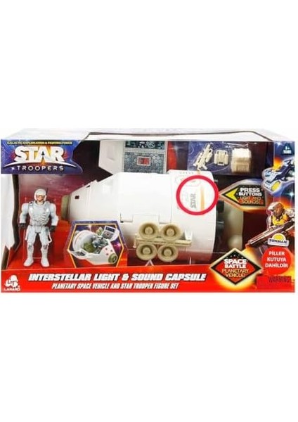 Troopers Interstellar Sesli ve Işıklı Uzay Aracı - Uzay Kapsülü modelleri