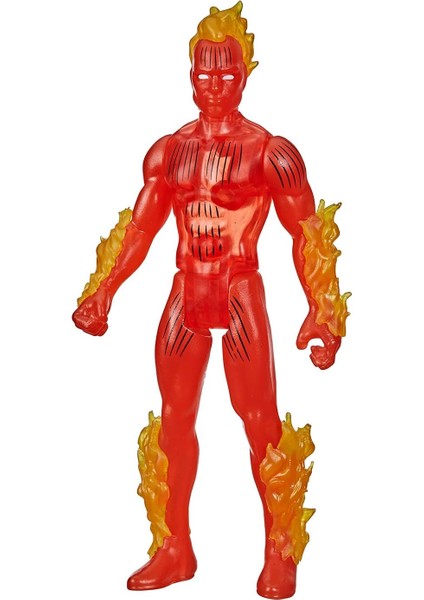 Marvel Legends Series Retro 375 Collection Human Torch Aksiyon Figürü