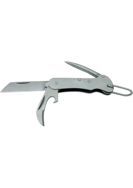 153 Gümüş Gemici Çakı 9,5 cm - Metal Sap, Manuel