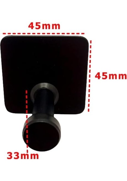 Yapışkanlı Havlu Bornoz Banyo Askılık Mantar Tekli Mat Siyah 4 Lü Paket modelleri