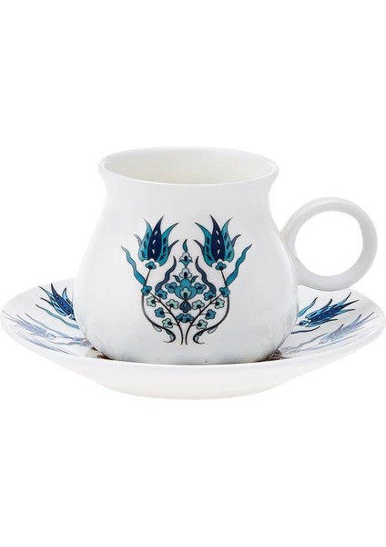 Bursa 6 Kişilik Kahve Fincanı Takımı, 90 ml