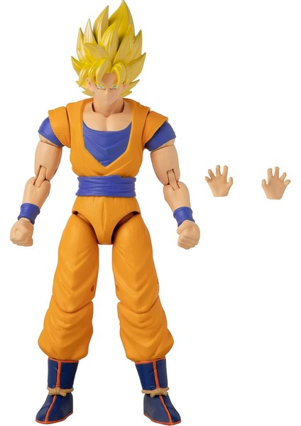 16 cm Dragon Ball Super Saiyan Goku Poz Verilebilir Figür, Dragon Stars Serisi