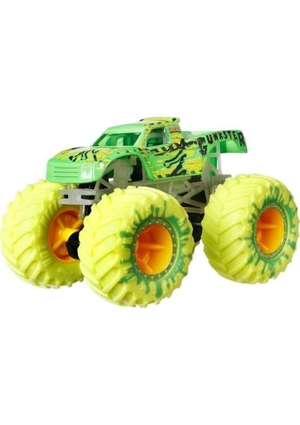 Wheels Monster Trucks Karanlıkta Parlayan Araçlar Paketi, 3 Yaş ve Üzeri, HCB57 fiyatları