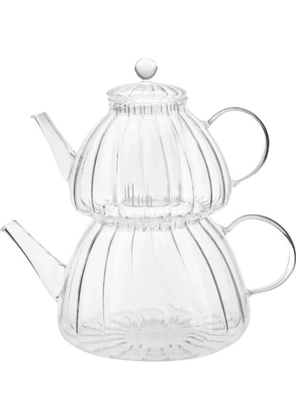 Lori Borosilikat Cam Çaydanlık