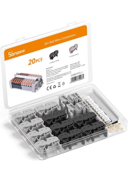 211 Raylı Kablo Konnektörü (Klemens)