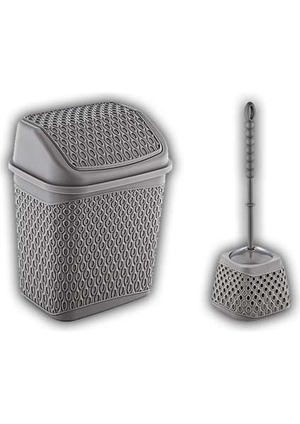 Katre Çöp Kovası ve Klozet Fırçası Terra