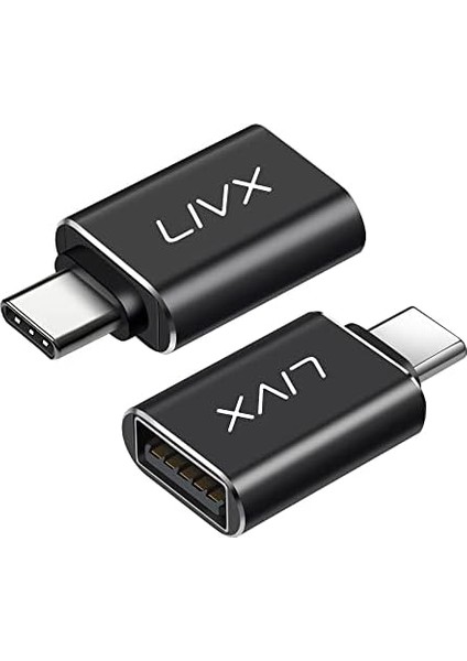USB 3.1 To Type-C 10GBPS 3A Hızlı Şarj ve Data Aktarımı Çevirici Dönüştürücü Otg Adaptör Siyah Otgcz modelleri
