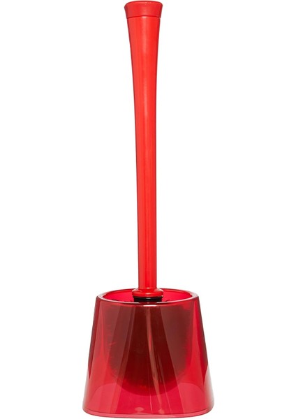 Marıeta Tuvalet Fırçası Gövde Şeffaf Kırmızı Sap Opak Kırmızı M-E20-18-04