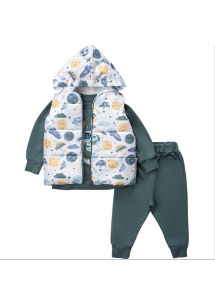 Yelek Üçlü Takım Uzaylı