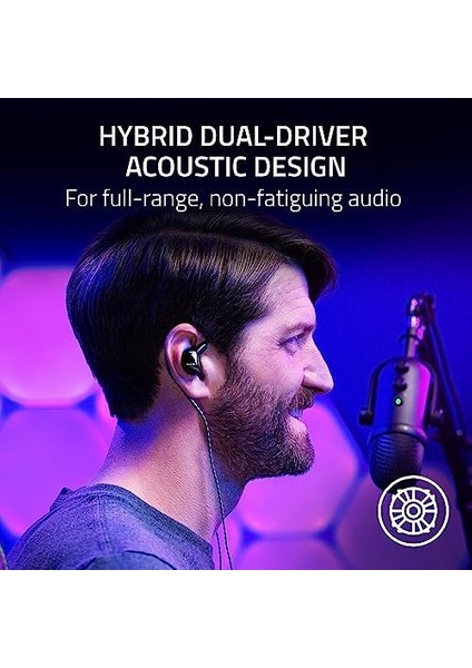 Moray - 24/7 Streaming Için Ergonomik Kulak Içi Kulaklık (Hibrit Çift Sürücü Tasarımı, Ergonomik Düz Tasarım, En Iyi Pasif Ses Yalıtımı) Siyah modelleri