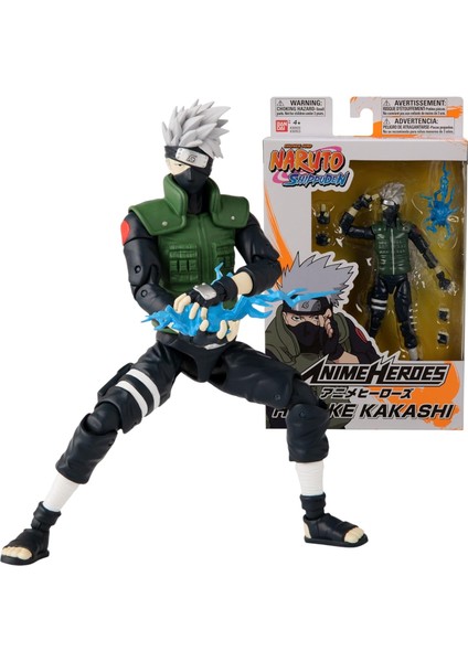cm Kakashi Poz Verilebilir Figür - Anime Heroes Naruto Serisi