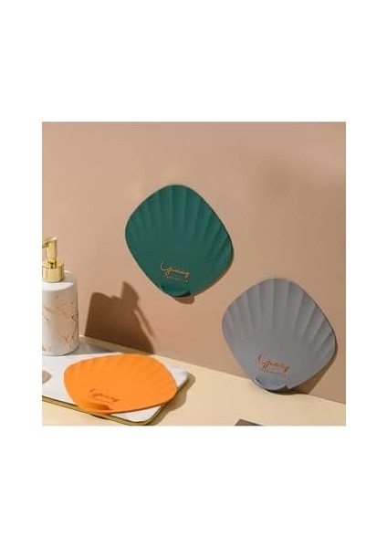 Deniz Kabuğu Desenli Kötü Koku Önleyici Silikon Mat Banyo Mutfak Lavabo Balkon Tıkaç Kapağı Yeşil modelleri