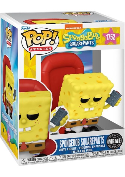 Pop Premium: Spongebob Squarepants (Ight Imma Head Out Meme) Figür