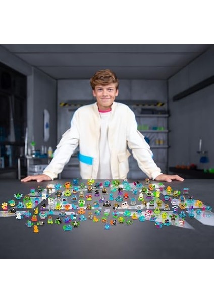 Lab Swarms Lab Pack, Su Ekleyerek Deney Yapın, Test Tüpünü Sallayın ve 1 "mrbeast Koleksiyon Karakterinden 5 Pk Açığa Çıkarın, 100+ Toplanacak, Sınırlı Sayıda Hiperkrom Panter'e Dikkat Edin fiyatları
